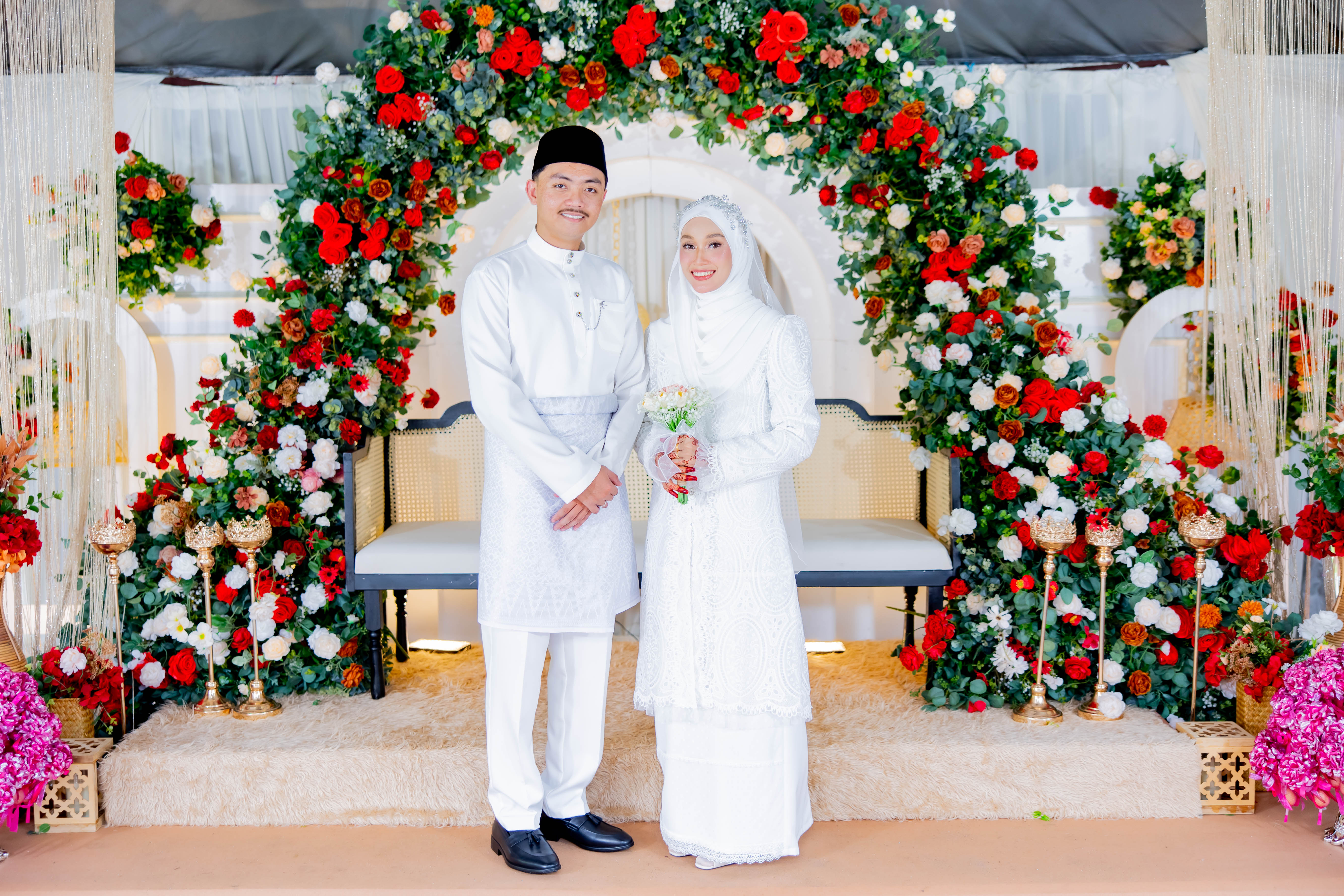 Danial & Syahirah - Nikah, Malam Berinai, Sanding